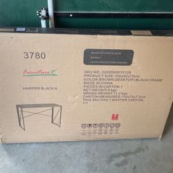 Harper Black Wood A Writing Desk