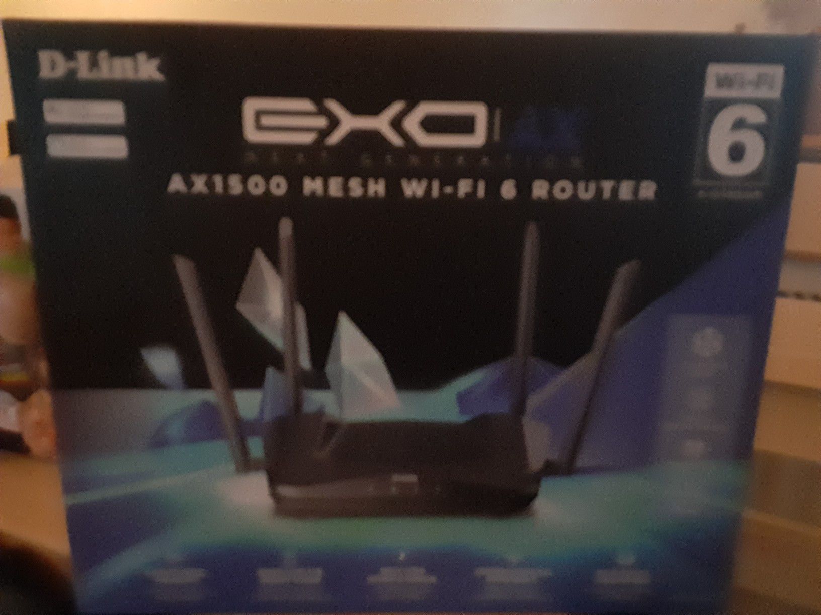 Dlink ax 1500 mesh wifi 6 router"Brand new"