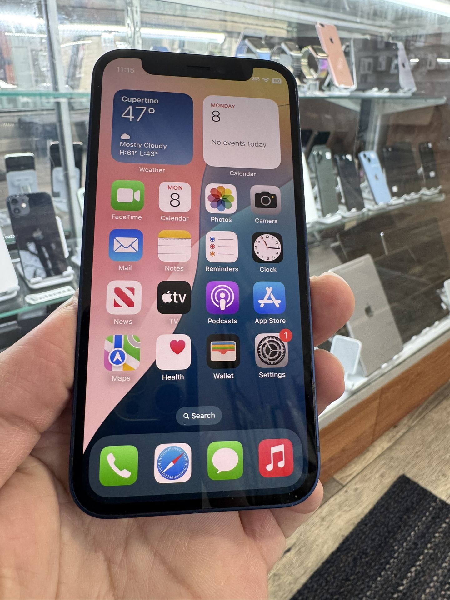 Unlocked iPhone 12 Mini - Blue - Desbloqueado