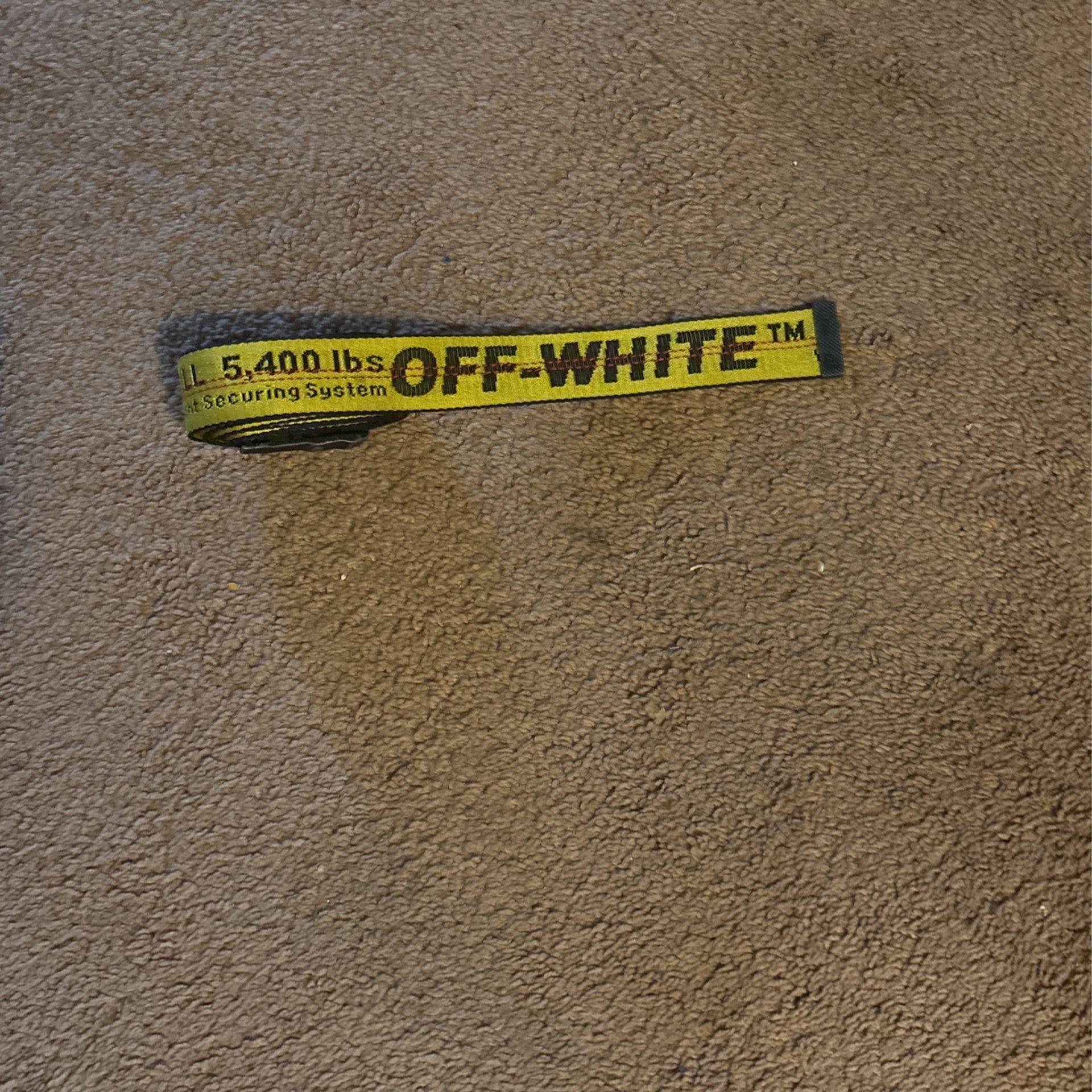 Off white Belt Off StockX 