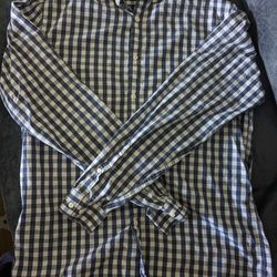 FREE H&M Men's medium plaid Dress Shirt