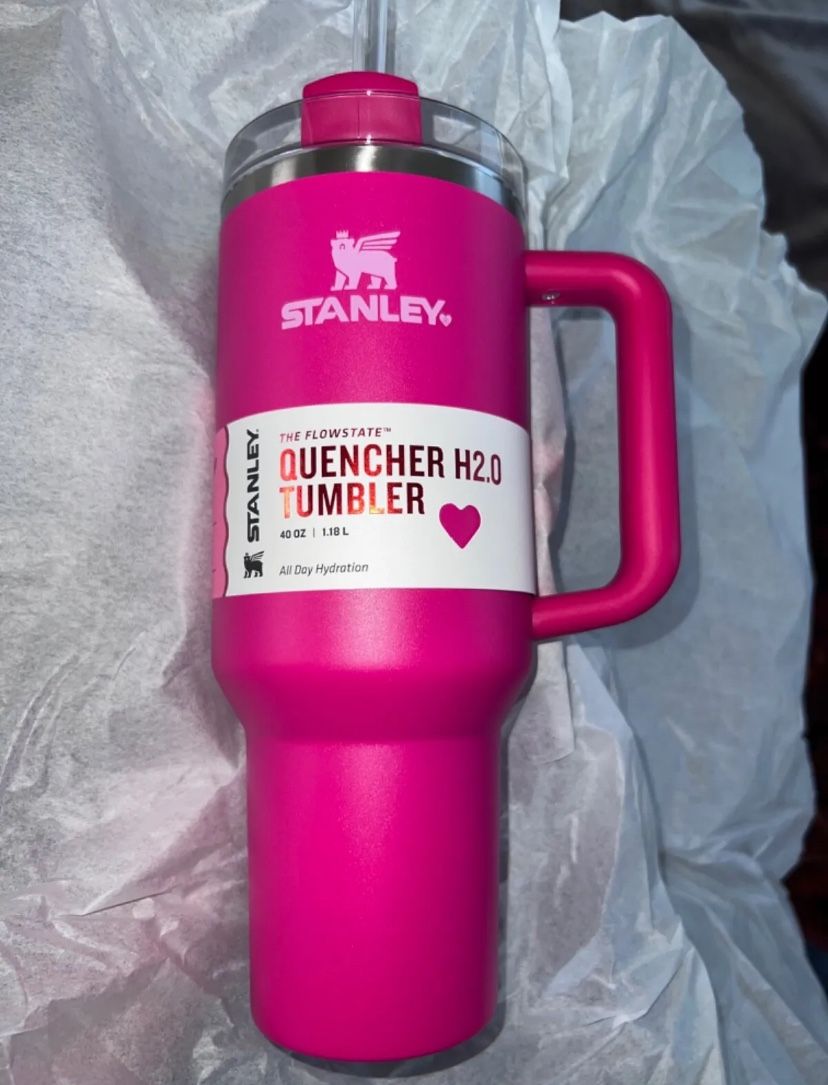 Hot Pink Valentine's Day Stanley Cup Target Exclusive Tumbler for Sale in  Las Vegas, NV - OfferUp