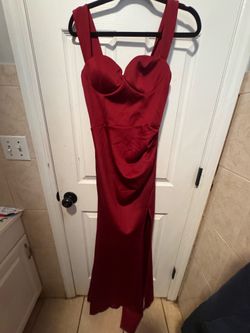 Red dress