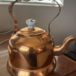 Copper Stove-Top Tea Kettle