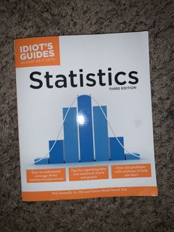 Statistics Text Book idiots guide 3rd Edition