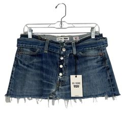 RE/FONE Raw Waist Mini Skirt
25 New With Tags 