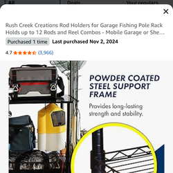 Rush Creek rid and tackle cart