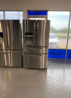Maytag 4 Door Stainless Steel Refrigerator Fridge
