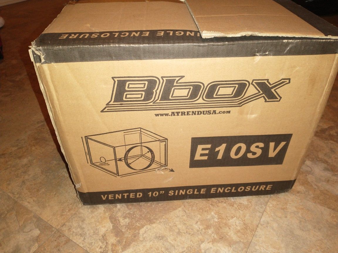 Rbox Subwoofer Enclosure NEW!