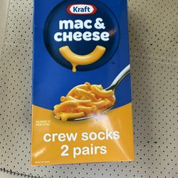 Crew socks Mac & Cheese