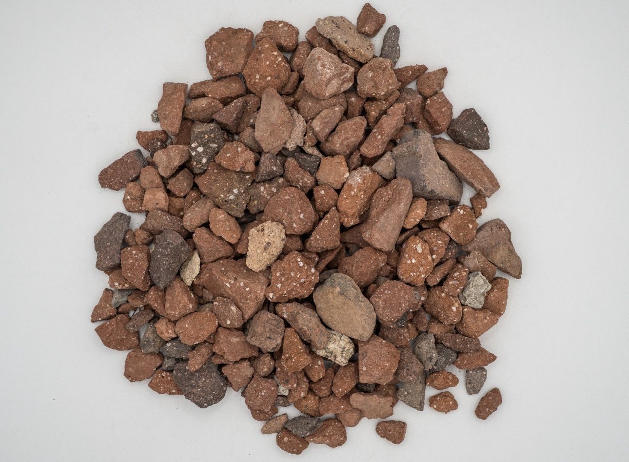 3/4” Red Brick Crushed Gravel 