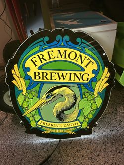 Fremont Brewing LED beer Sign