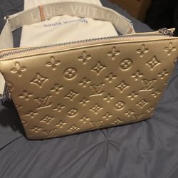 Louis Vuitton Coussin PM Monogram Embossed Lambskin Shoulder Bag – Authentic