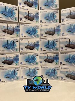 SuperBOX Super box S7 Models Max, S7 Pro, S6 Ultra, Supreme & Vsee V6 Plus, V6 Max Vsee Elite Mini, Elite Ultra 8 Authorized Wholesale distributors 