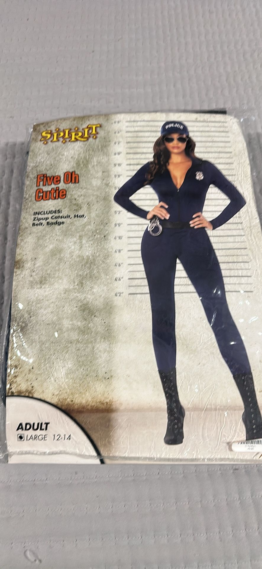Ladies Cop Costume Halloween NEW