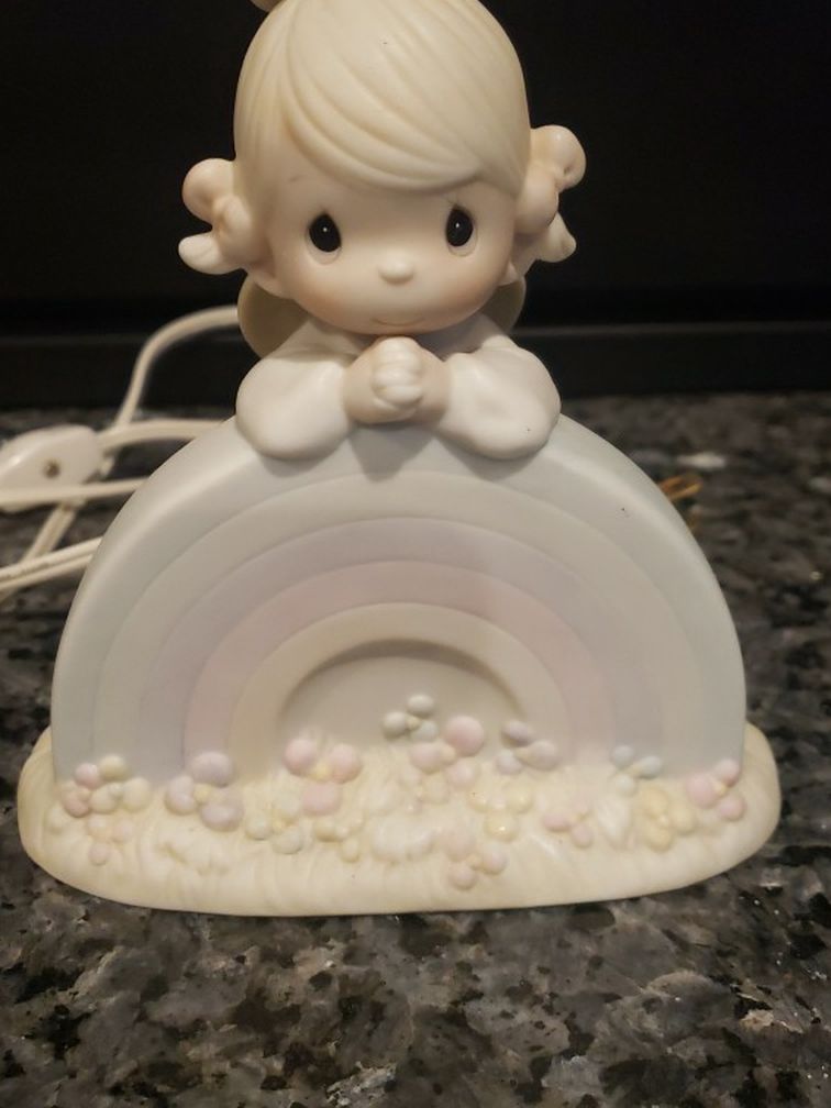 Precious Moment Angel night Light Used