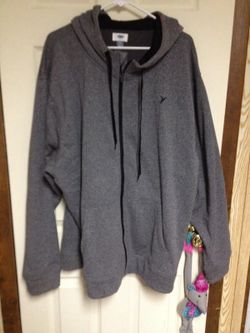 Old navy hoodie jacket gray