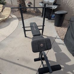 Marcy Club Weight Bench w Bar