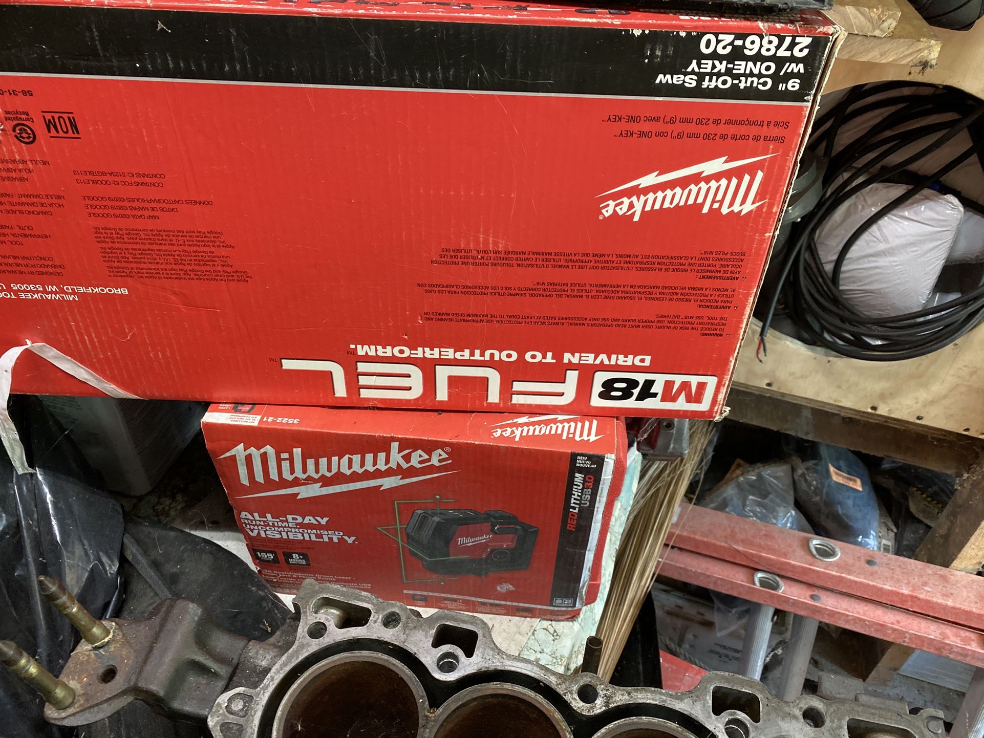 Milwaukee Laser And Cut Off Saw