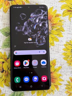 Galaxy S20 Ultra 5G 512gb minor cracks both sides no issue with screen unlocked for all carrier