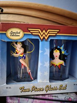 Dc Wonder Woman 16oz Glasses