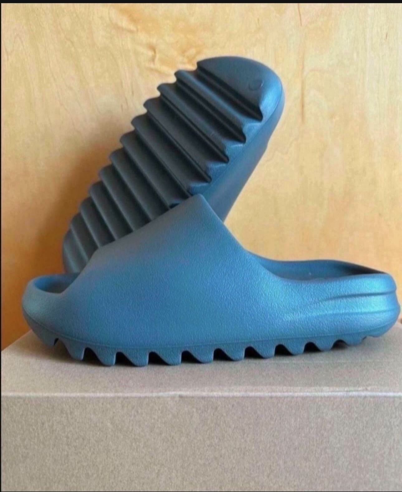 Adidas Yeezy Slide Slate Marine Men’s Size 8 ID2349 Brand New