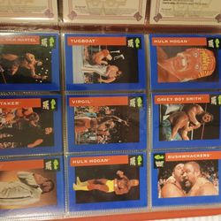 1991 WWF Trading Cards With Collector Card Holder