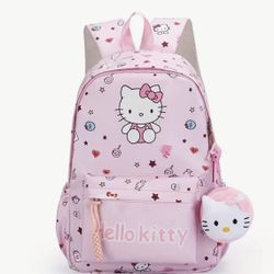 New Hello kitty Pink Backpack 