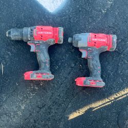 Craftsman Drill And Impact Drill (tool Only)