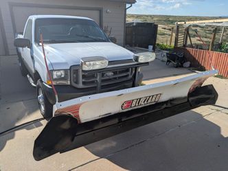 2003 Ford F-250 Super Duty Trim XL 4WD Long Bed
attached Blizzard Snow Plowing with Wings