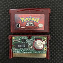 Pokemon Ruby CIB No Manual 