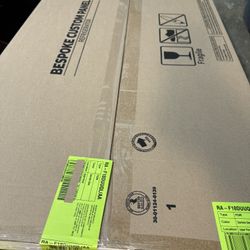 1 Samsung Bespoke Refrigerator Stainless Steel Upper Panel