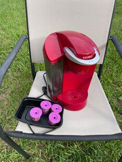 Red Keurig and refillable pods