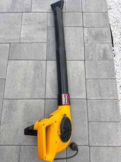 Electric blower for landscaping cleaning