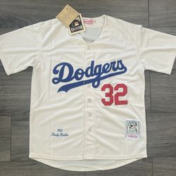 Los Angeles Dodgers Koufax Cream Jersey 