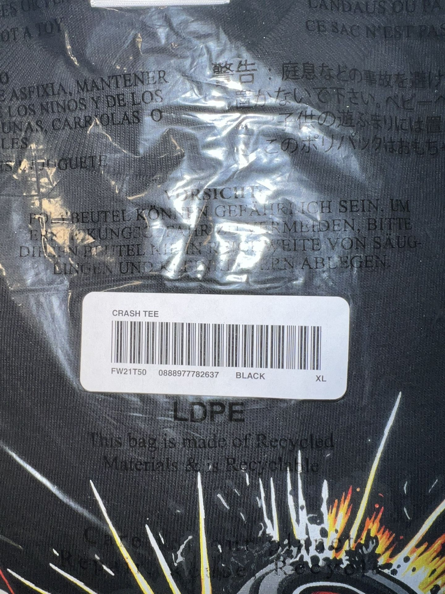 Supreme Crash Tee “black”