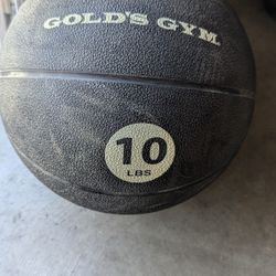 Gold's Gym 10 Lb Weighted Ball.