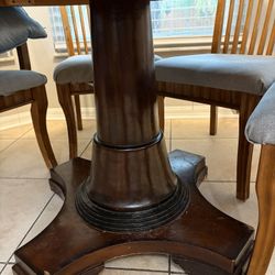 Round Dining Room Table And Chairs