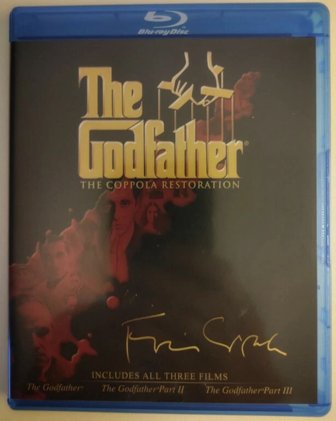 “The Godfather” Collection: The Cappolla Restoration On Blu Ray DVD.