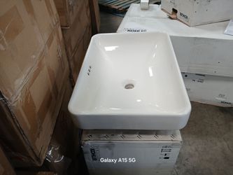 Bathroom Sink with Overflow
