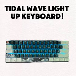 Tidal wave light up keyboard 