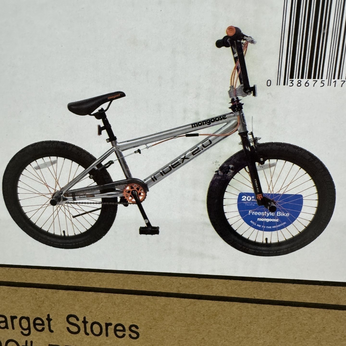 Mongoose Index 2.0 BMX Style 20 Bike New In Box Silver for Sale in West Covina CA OfferUp