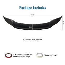 Brand New 2023-2026 HONDA ACCORD R STYLE REAL CARBON FIBER HIGHKICK DUCKBILL TRUNK SPOILER