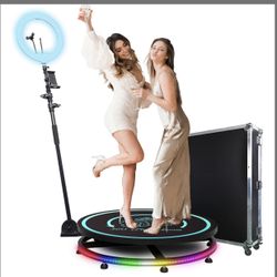 MWE 360 Photo Booth Machine For Parties With Flight Case,Logo Customization,