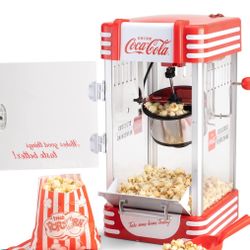 Nostalgia Coca Cola Popcorn Machine 