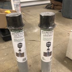 2 Rab Ground Light Posts New