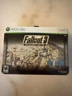 Fallout 3 Collector's Edition Xbox 360 CIB Vault Boy Bobblehead Lunchbox