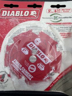 Carbide 5” Fiber Cement Blade for Saw (5/8” Arbor)