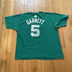 Boston Celtics Kevin Garnett Jersey Shirt Size XL NBA Basketball Adidas - Green