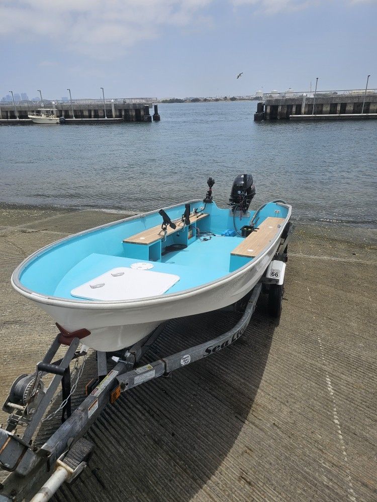 Glaspar 13ft Skiff Boat
